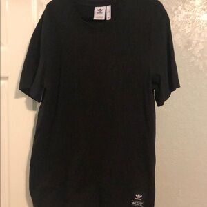 Adidas Black Short Sleeve Tee Classic Crew Neck
